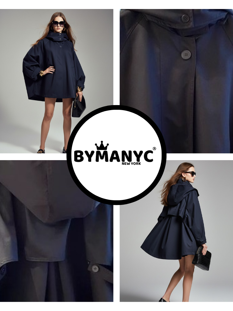 Women's Cape Jacket TRIBECA ECO FASHION BYMANYC ® New York
