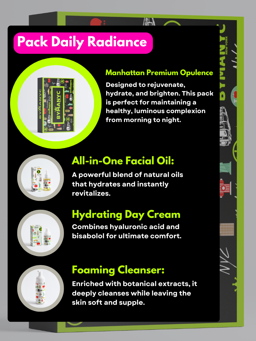 BYMANYC  Pack  Daily Radiance – Manhattan Premium Opulence Edition